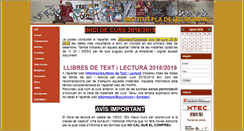 Desktop Screenshot of pladelesmoreres2.ieducacio.com